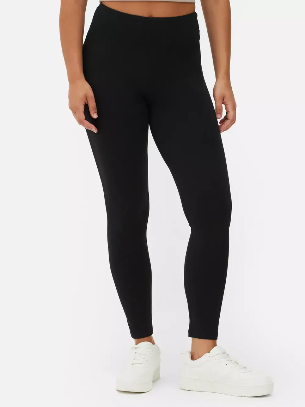 Primark Spodnie I Legginsy<Dżersejowe legginsy z wysokim stanem