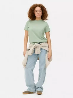 Primark Topy I T-Shirty<Dżersejowy niezbędny T-shirt z krótkim rękawem
