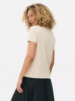 Primark Topy I T-Shirty<Dżersejowy niezbędny T-shirt z krótkim rękawem