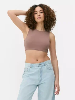 Primark Topy I T-Shirty<Dżersejowy top bez rękawów z efektem drugiej skóry