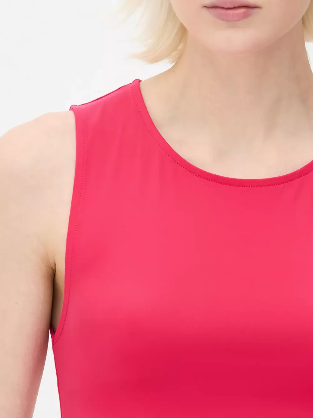 Primark Topy I T-Shirty<Dżersejowy top bez rękawów z efektem drugiej skóry