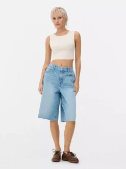 Primark Topy I T-Shirty<Dżersejowy top bez rękawów z efektem drugiej skóry