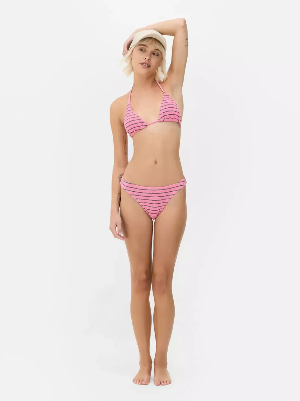 Primark Stroje Kąpielowe I Plażowe<Dół od bikini w paski z wysokimi wycięciami