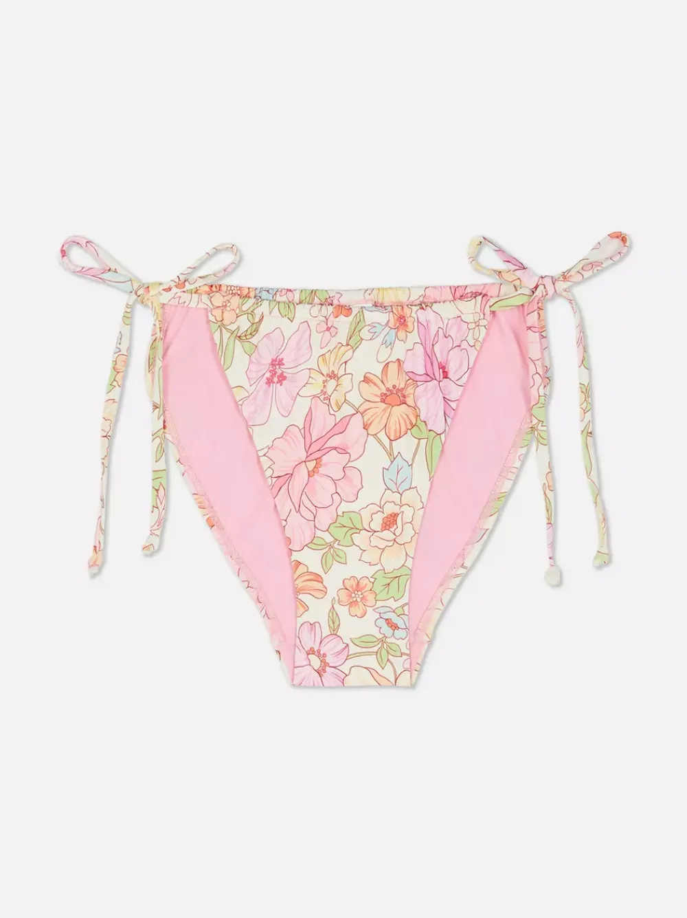 Primark Stroje Kąpielowe I Plażowe<Dół od bikini z wiązaniem po bokach w kwiaty