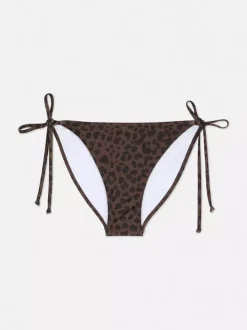 Primark Stroje Kąpielowe I Plażowe<Dół od bikini z wiązaniem po boku i nadrukiem