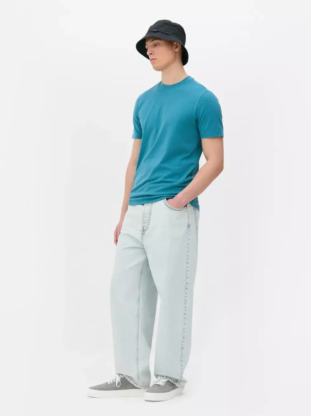 Primark Topy I T-Shirty<Dopasowany T-shirt o wysokiej zawartości bawełny