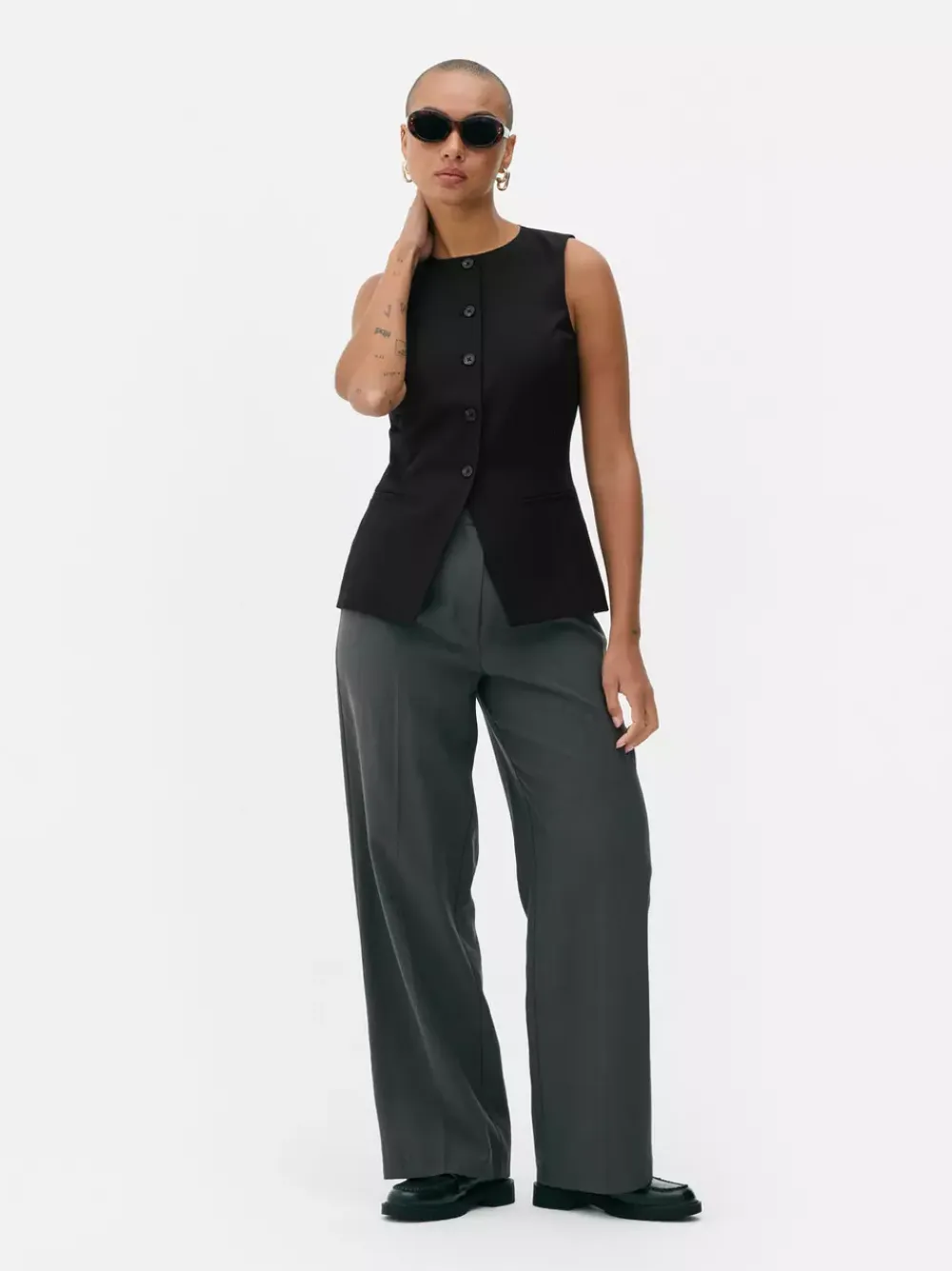 Primark Marynarki<Długa kamizelka z okrągłym dekoltem