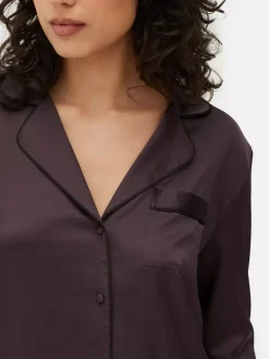 Primark Zestawy Piżamowe<Długa satynowa piżama