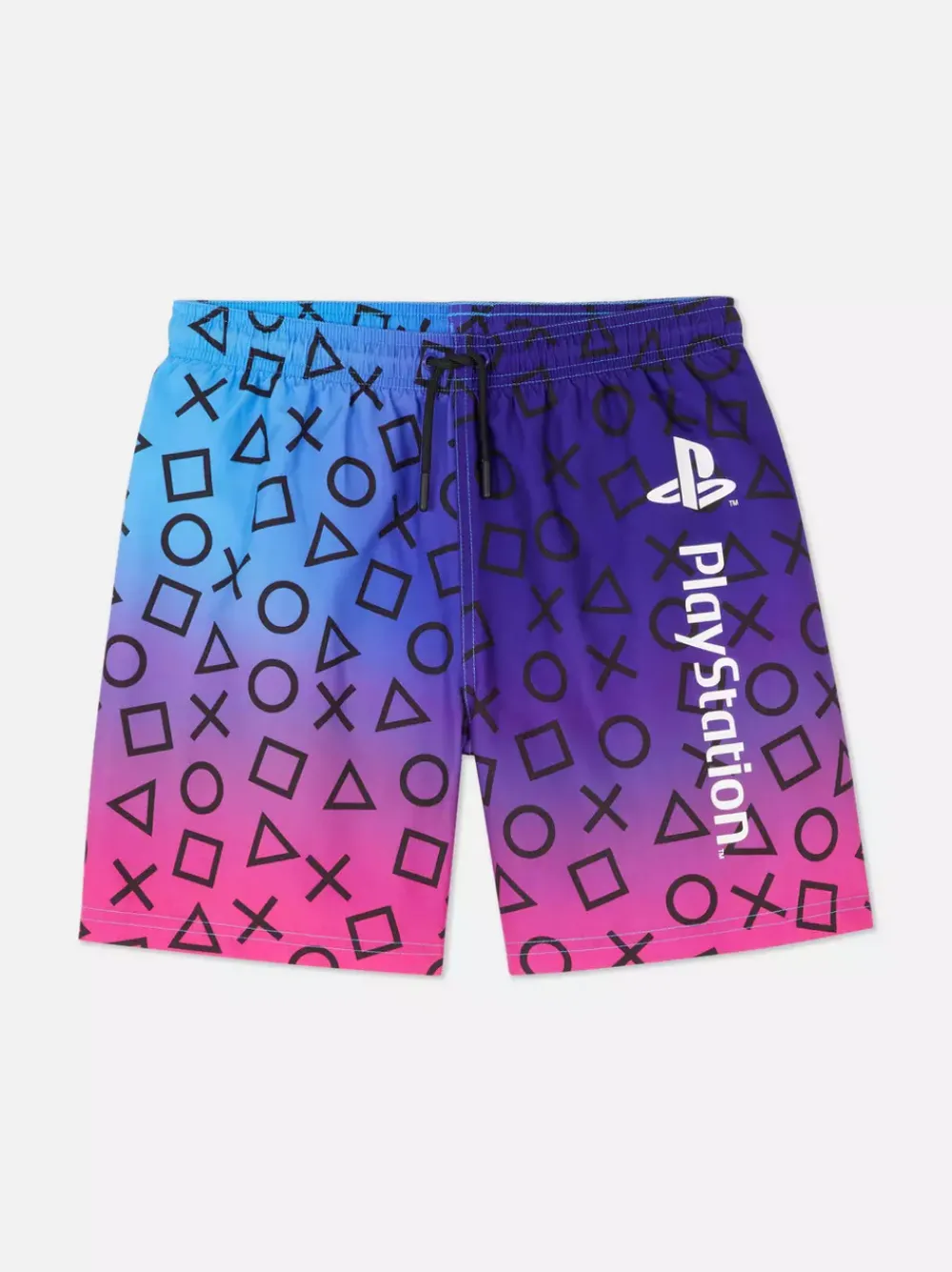 Dzieci Primark Stroje Kąpielowe I Plażowe<Długie szorty z efektem ombre i motywem PlayStation