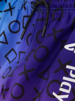 Dzieci Primark Stroje Kąpielowe I Plażowe<Długie szorty z efektem ombre i motywem PlayStation