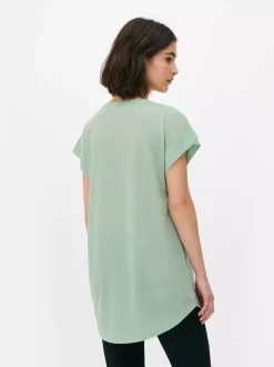 Primark Topy I T-Shirty<Długi T-shirt z nadrukiem