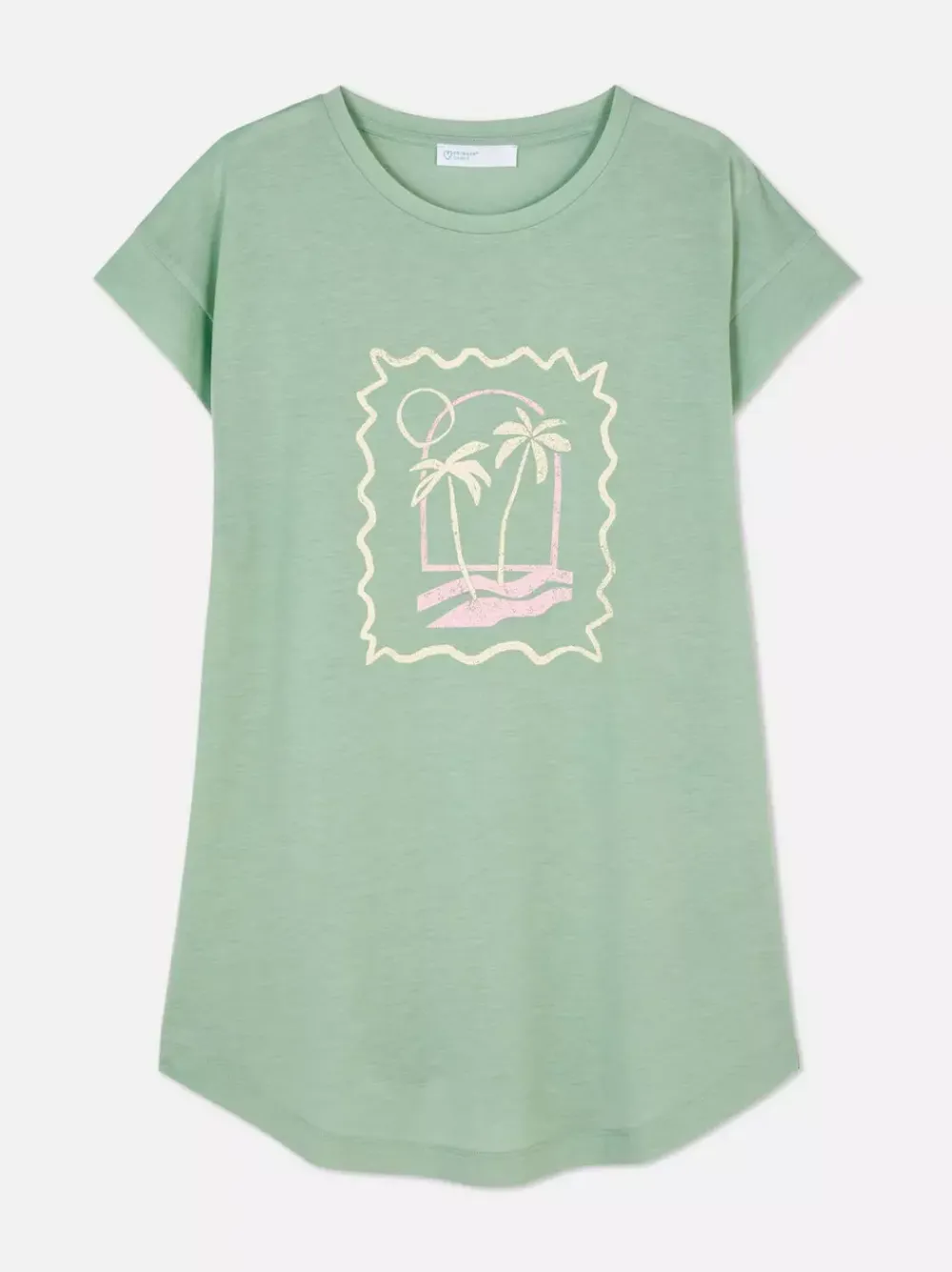 Primark Topy I T-Shirty<Długi T-shirt z nadrukiem