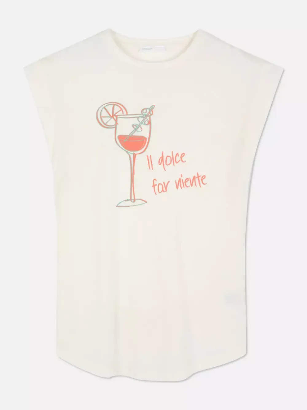 Primark Topy I T-Shirty<Długi T-shirt z nadrukiem