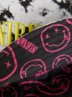 Primark Czapki, Rękawiczki I Szaliki<Dwustronny kapelusz z motywem Nirvany