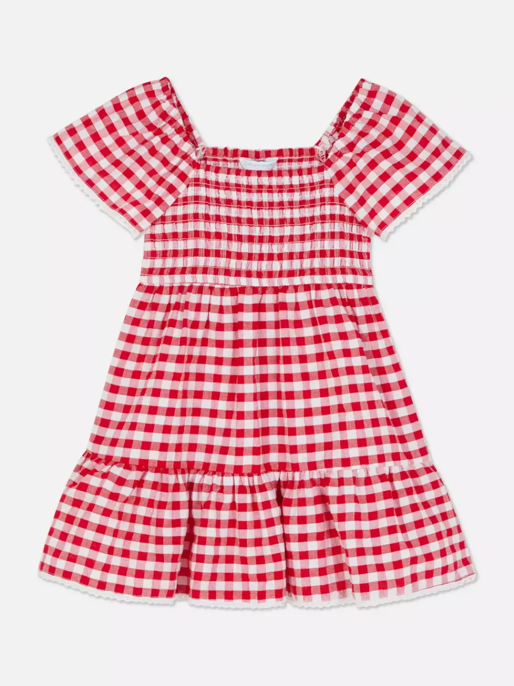 Dzieci Primark Sukienki<Dwuwarstwowa sukienka w kratę vichy