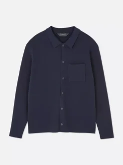 Primark Garnitury I Eleganckie Ubrania|Koszule<Dzianinowa koszula z zapięciem na zatrzaski