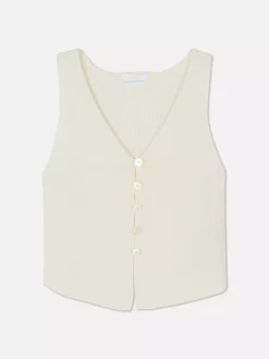 Dzieci Primark Swetry I Kardigany<Dzianinowy bezrękawnik z guzikami