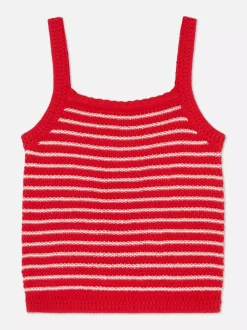 Dzieci Primark Topy I T-Shirty<Dzianinowy top bez rękawów w paski