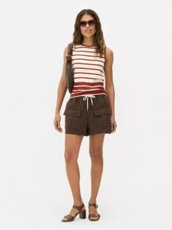 Primark Topy I T-Shirty<Dzianinowy top bez rękawów z okrągłym dekoltem