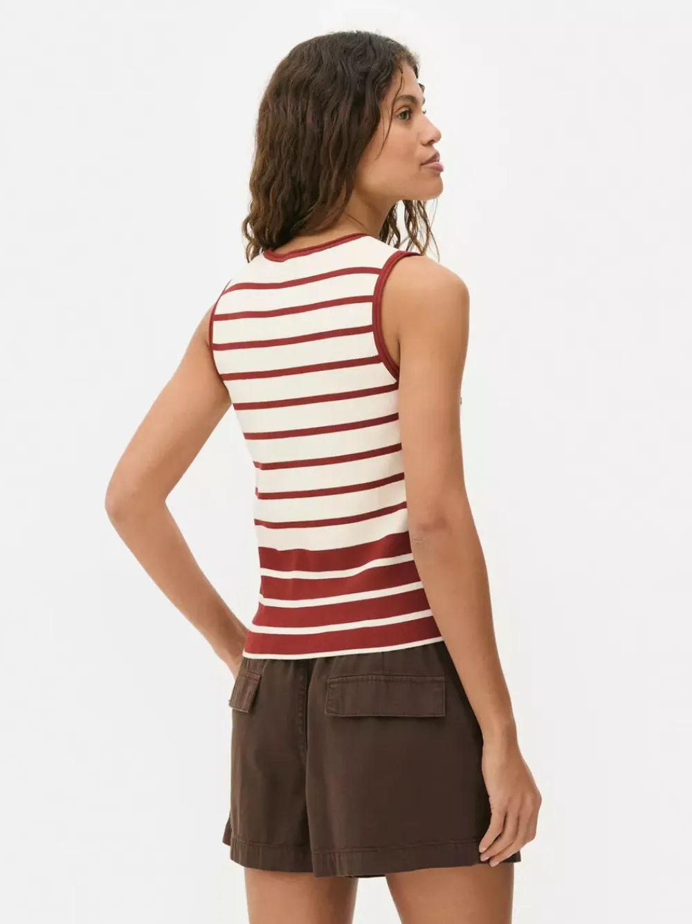 Primark Topy I T-Shirty<Dzianinowy top bez rękawów z okrągłym dekoltem