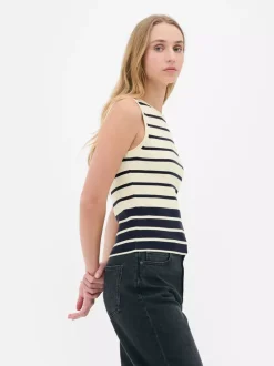 Primark Topy I T-Shirty<Dzianinowy top bez rękawów z okrągłym dekoltem
