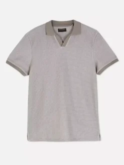 Primark Garnitury I Eleganckie Ubrania|Topy I T-Shirty<Dzianinowy T-shirt z kołnierzykiem