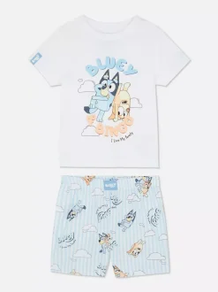 Dzieci Primark Piżamy I Bielizna Nocna<Dziecięca piżama z T-shirtem i szortami z Blue