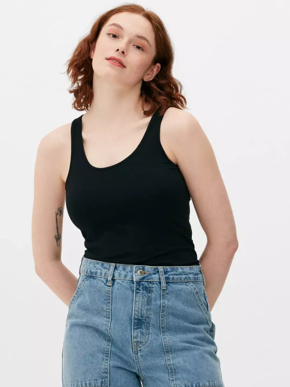 Primark Topy I T-Shirty<Elastyczna koszulka bez rękawów