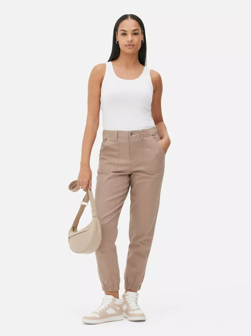 Primark Topy I T-Shirty<Elastyczna koszulka bez rękawów z głębokim dekoltem