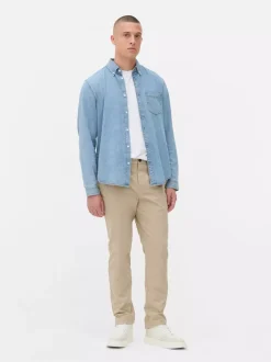 Primark Garnitury I Eleganckie Ubrania|Spodnie<Elastyczne chinosy o kroju slim