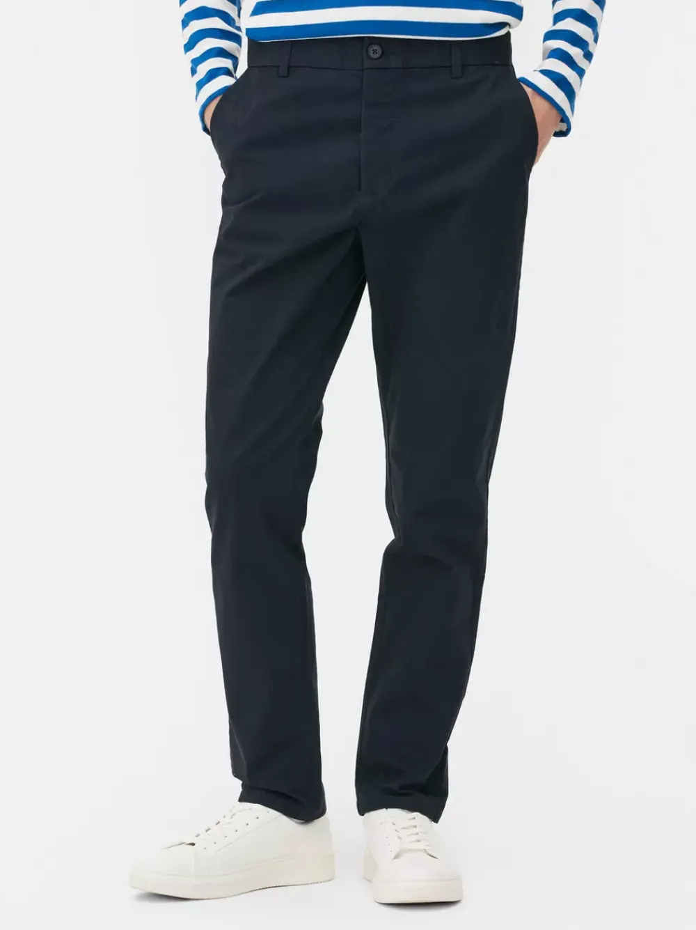 Primark Garnitury I Eleganckie Ubrania|Spodnie<Elastyczne chinosy o kroju slim fit