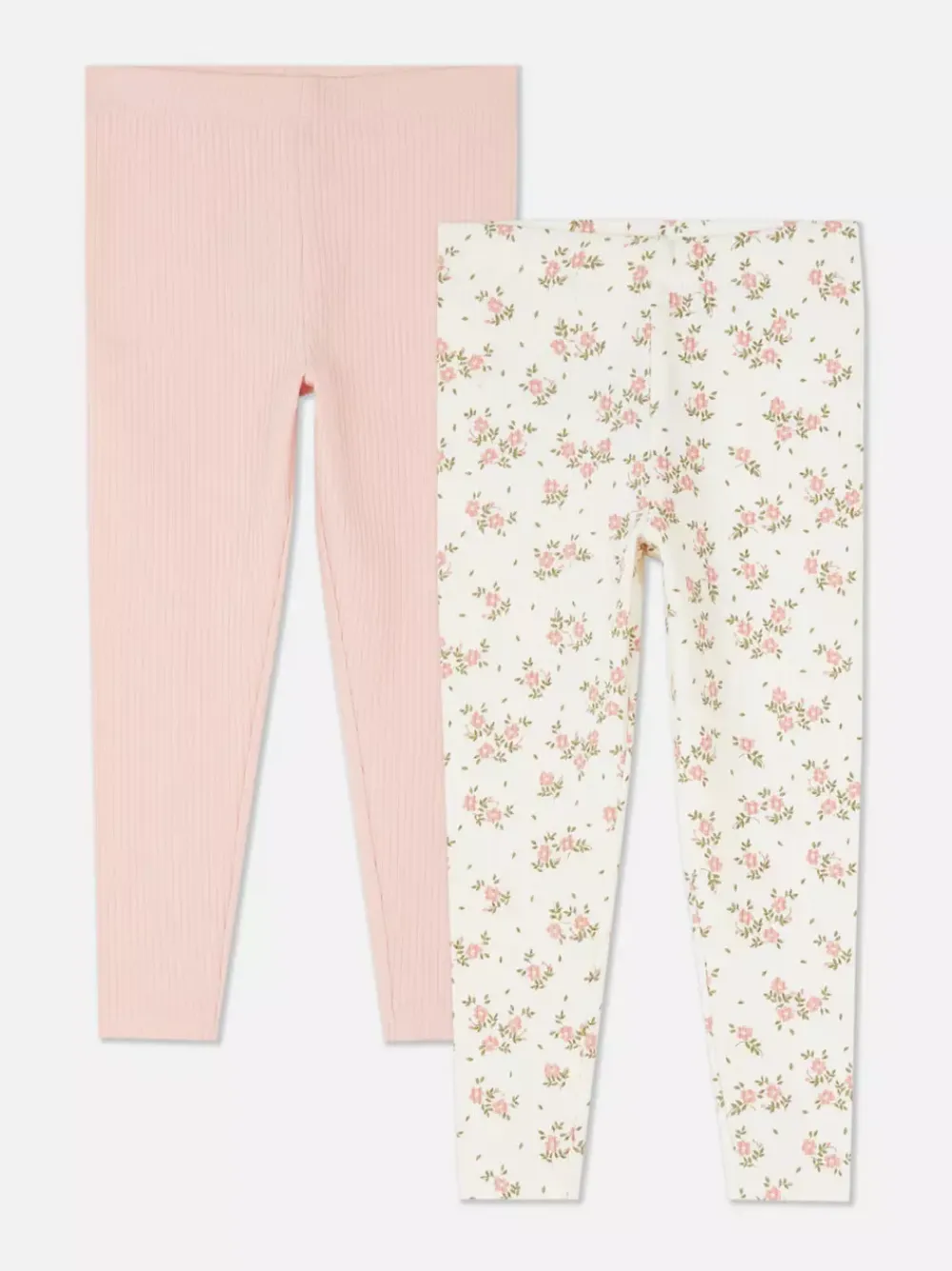 Dzieci Primark Spodnie I Legginsy<Elastyczne legginsy z różnymi wzorami, 2 pary