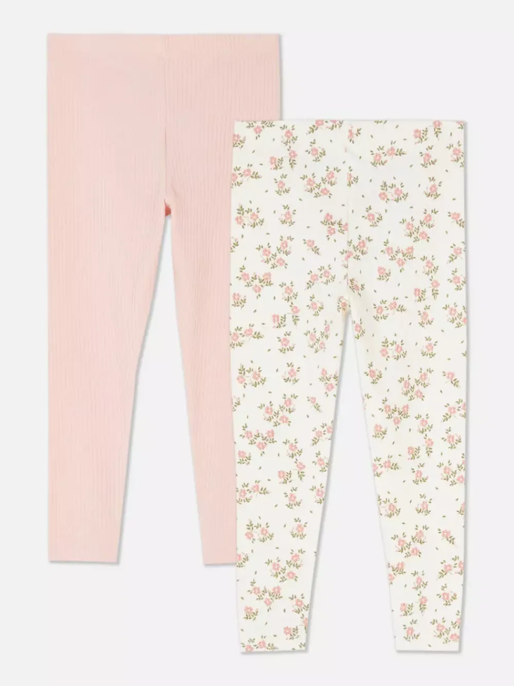 Dzieci Primark Spodnie I Legginsy<Elastyczne legginsy z różnymi wzorami, 2 pary