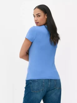 Primark Topy I T-Shirty<Elastyczny T-shirt z krótkim rękawem