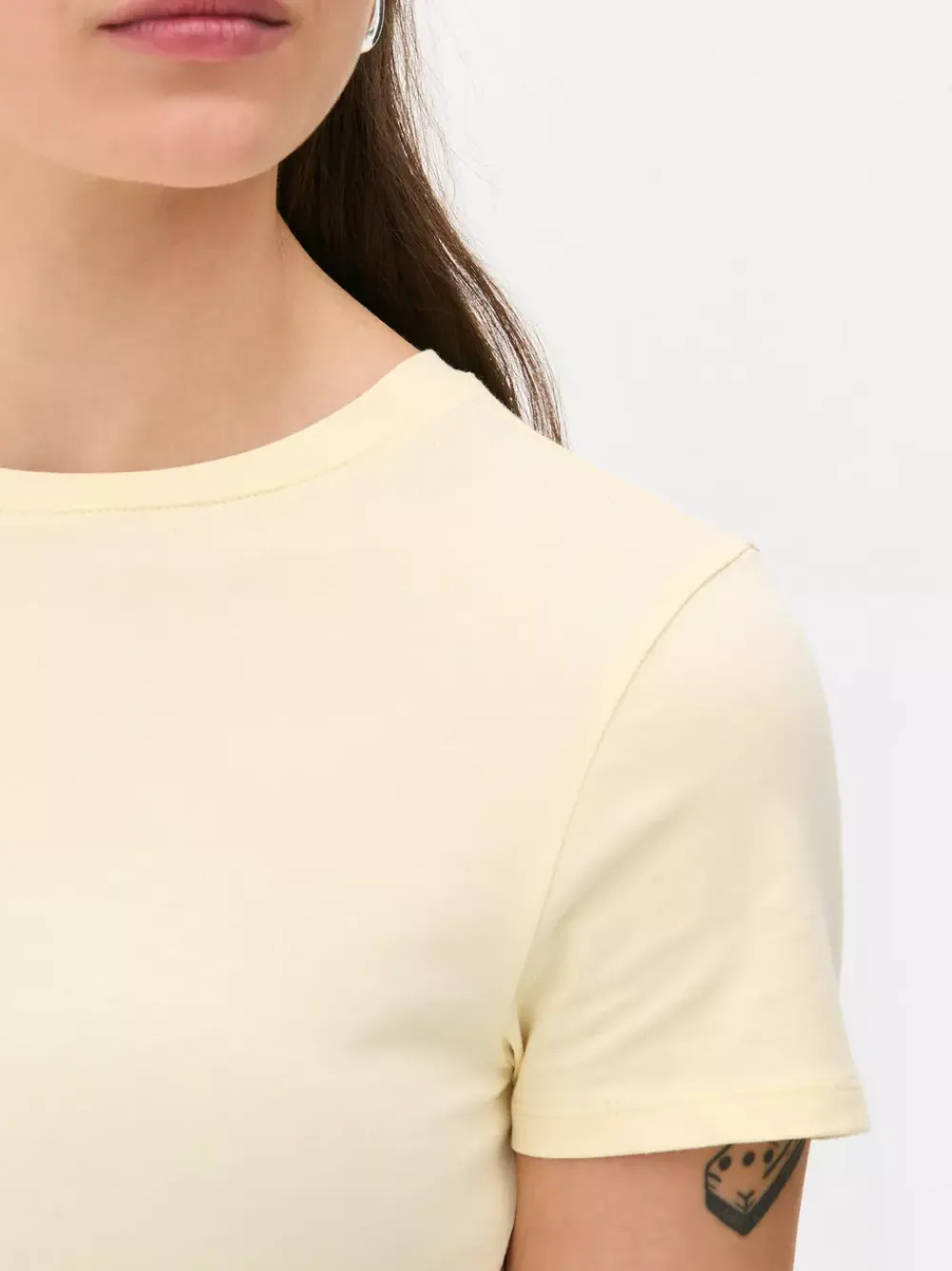 Primark Topy I T-Shirty<Elastyczny T-shirt z krótkim rękawem