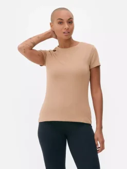 Primark Topy I T-Shirty<Elastyczny T-shirt z krótkim rękawem