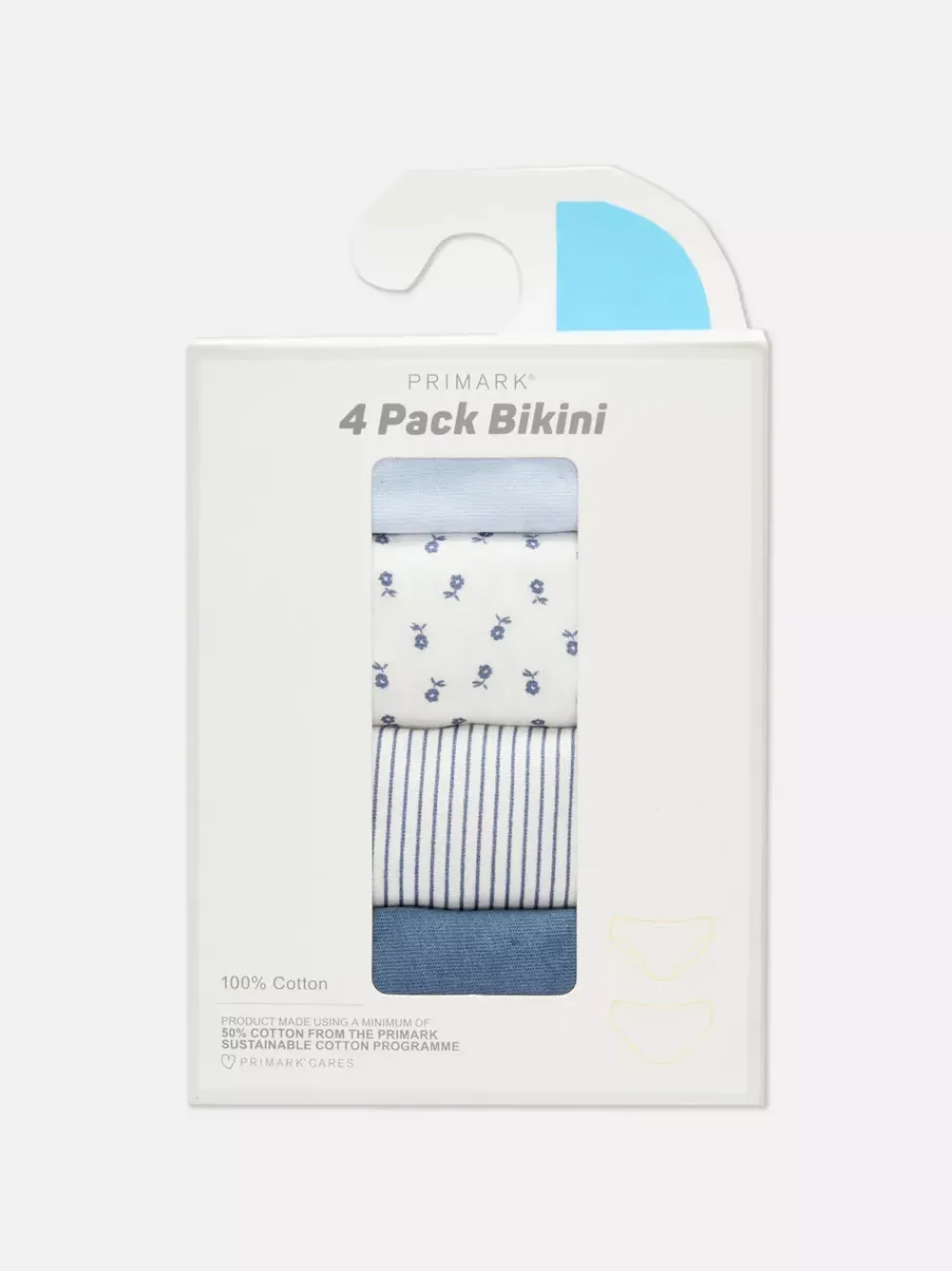 Damskie Primark Majtki Damskie<Figi bikini na co dzień, 4 pary