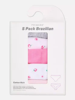 Damskie Primark Majtki Damskie<Figi brazylijskie na co dzień, 5 par