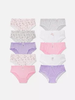 Dzieci Primark Bielizna<Figi z motywem baleriny, 10 par