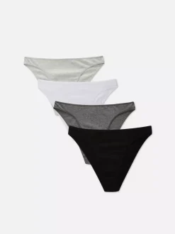 Damskie Primark Majtki Damskie<Figi z wysokim wycięciem, 4 pary