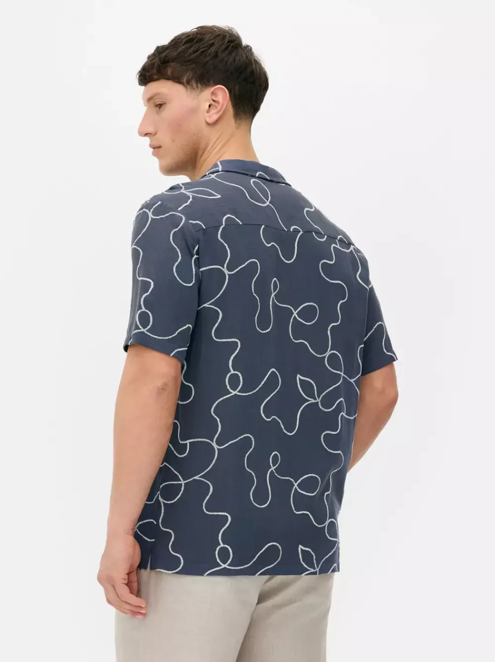 Primark Koszule<Flokowana koszula Kem z abstrakcyjnym wzorem