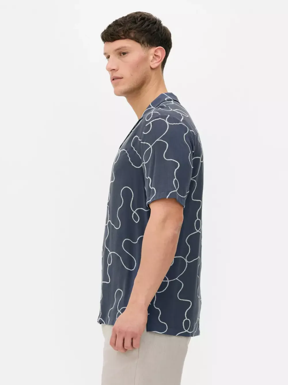 Primark Koszule<Flokowana koszula Kem z abstrakcyjnym wzorem