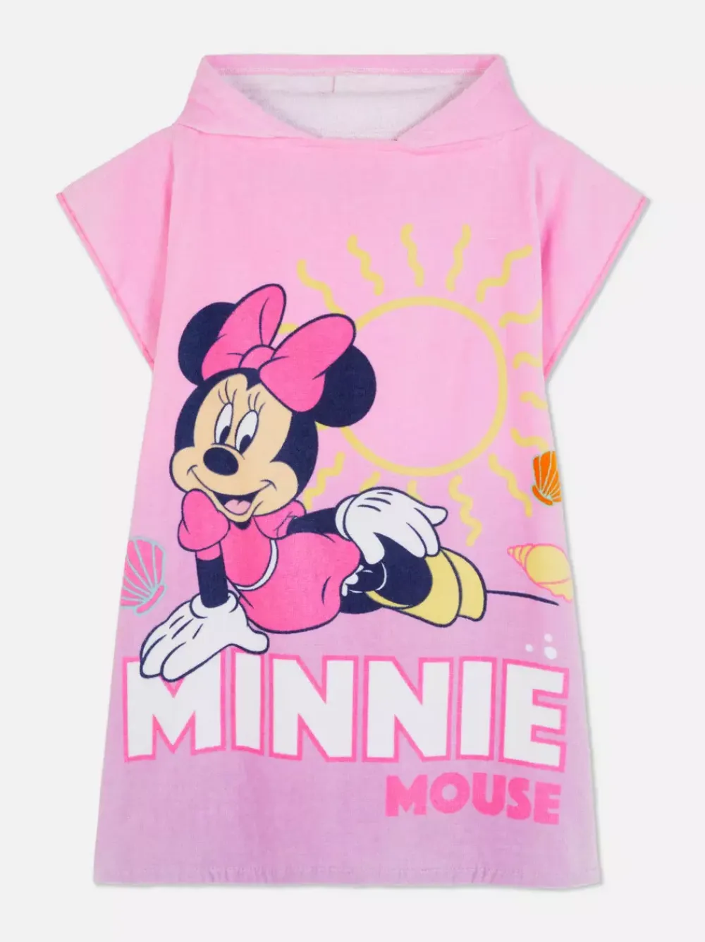 Dzieci Primark Stroje Kąpielowe I Plażowe<Frotowe ponczo z kapturem z Myszką Minnie Disneya