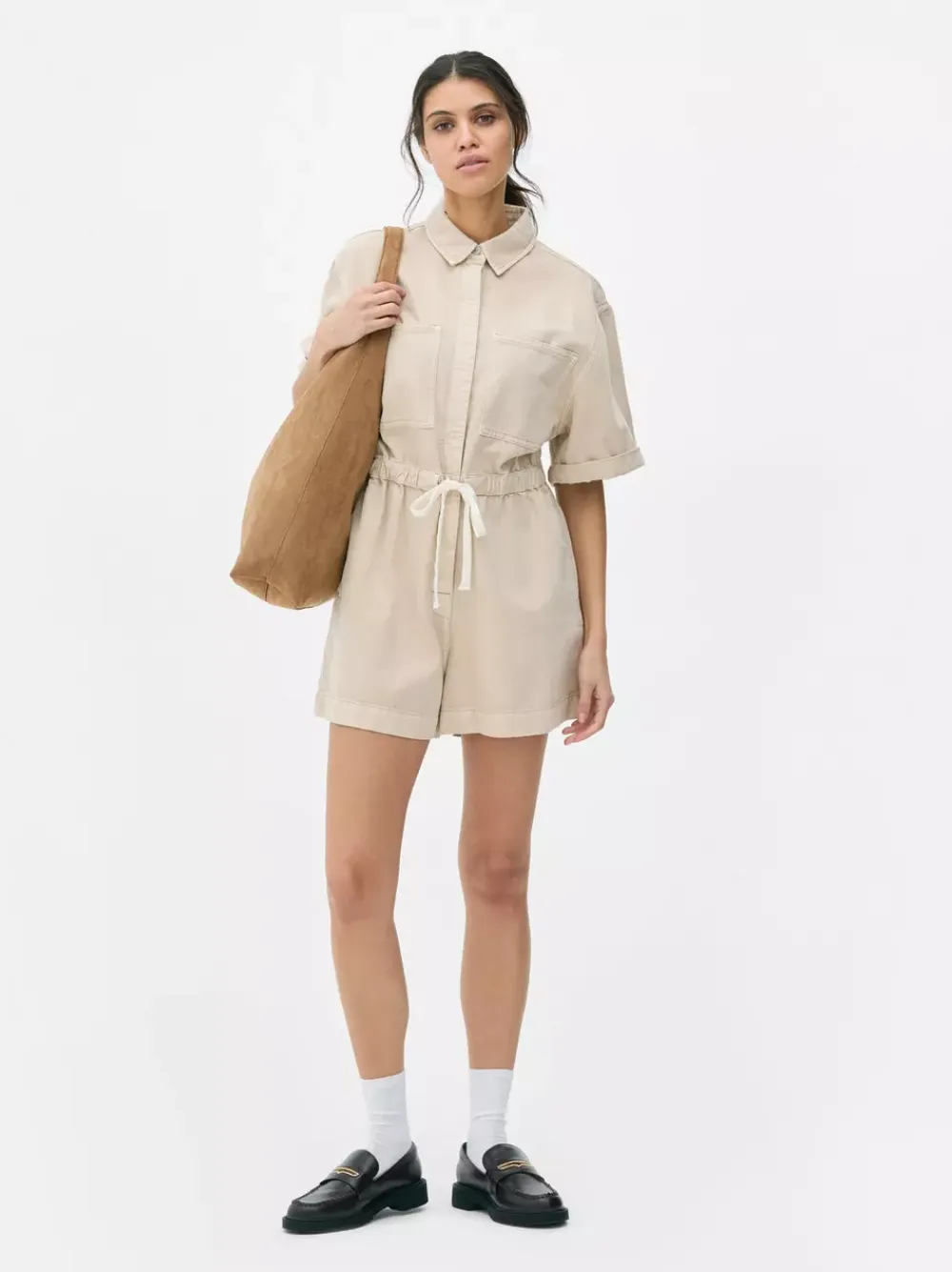 Primark Kombinezony<Funkcjonalny kombinezon z wiązaniem w talii