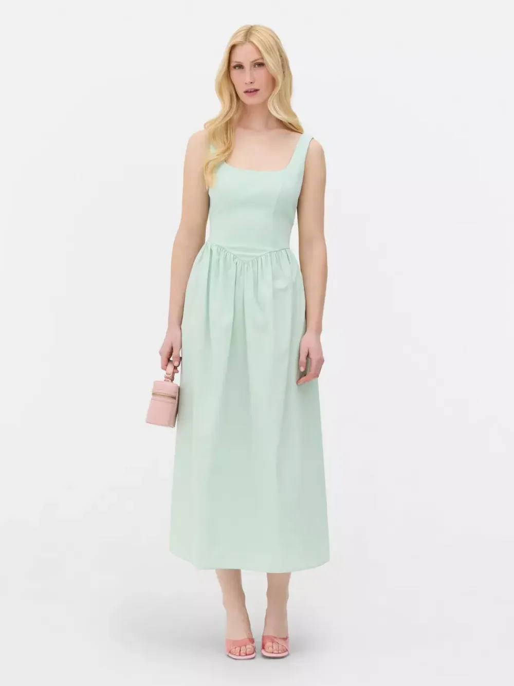 Primark Sukienki<Gorsetowa sukienka midi bez rękawów