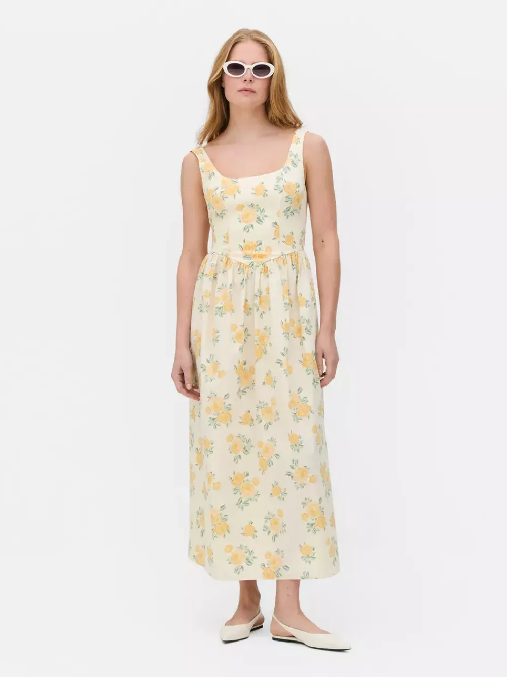 Primark Sukienki<Gorsetowa sukienka midi bez rękawów