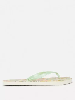 Primark Klapki I Japonki<Japonki w kwiaty