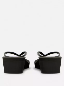 Primark Klapki I Japonki<Japonki z diamencikami na koturnie