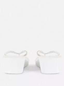 Primark Klapki I Japonki<Japonki z diamencikami na koturnie