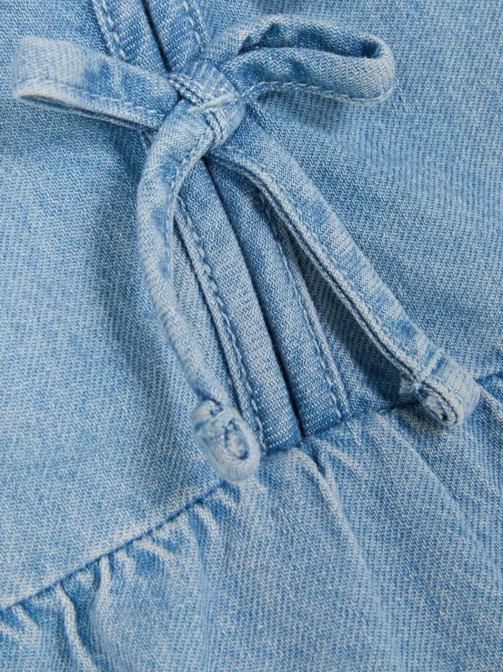 Dzieci Primark Topy I T-Shirty|Koszule I Bluzki<Jeansowa bluzka z bufiastym rękawem